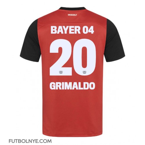 Camiseta Bayer Leverkusen Alejandro Grimaldo #20 Primera Equipación 2024-25 manga corta